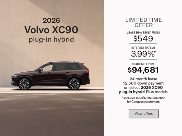 The 2026 Volvo XC90 plug-in hybrid Plus