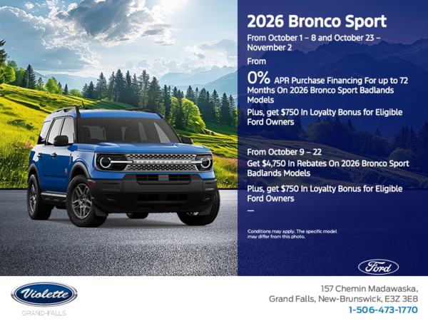 2026 Ford Bronco Sport