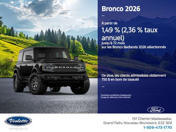 Ford Bronco 4 doors 2026