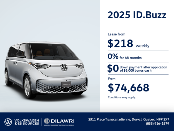 Get the 2025 Volkswagen ID.Buzz