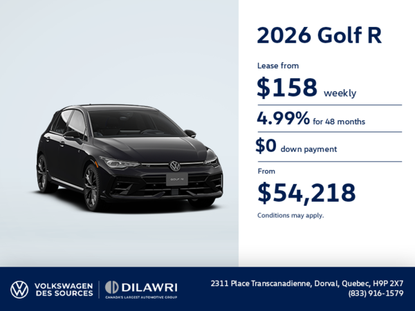 Get the 2026 Volkswagen Golf R