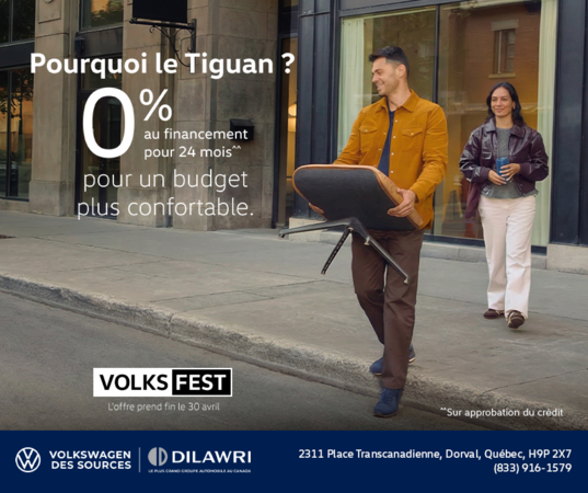 Procurez-vous le Volkswagen Tiguan 2026