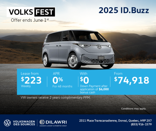 Get the 2025 Volkswagen ID.Buzz