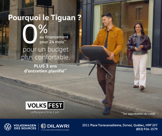 Procurez-vous le Volkswagen Tiguan 2026