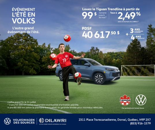 Procurez-vous le Volkswagen Tiguan 2026