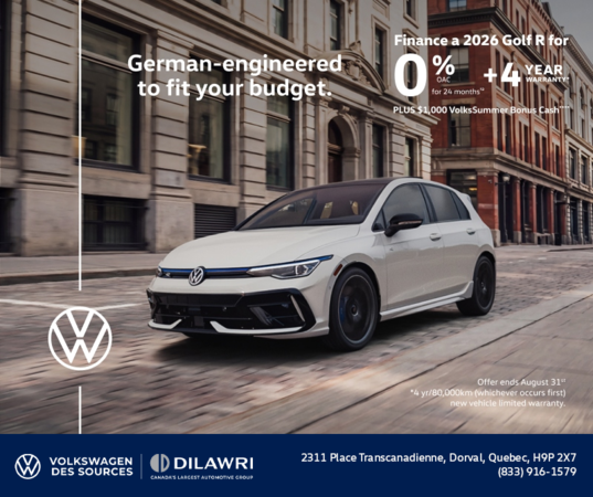 Get the 2026 Volkswagen Golf R