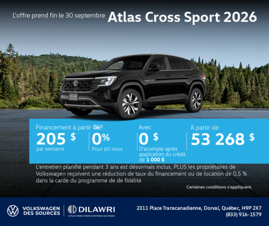 Volkswagen Atlas Cross Sport 2026