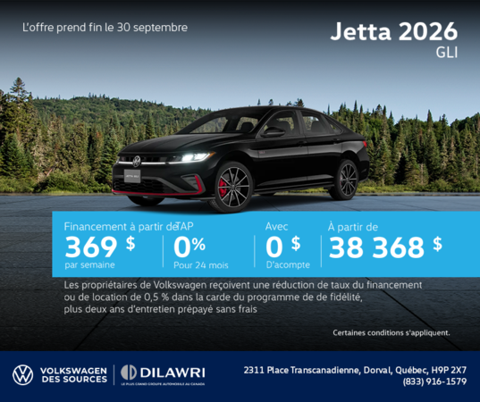 Volkswagen Jetta GLI 2026