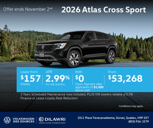 2026 Volkswagen Atlas Cross Sport