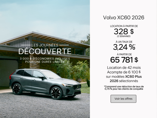 Le Volvo XC60 2026