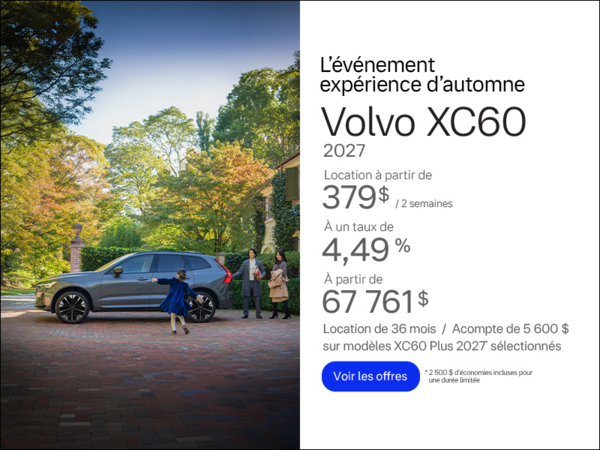 Le Volvo XC60 2027