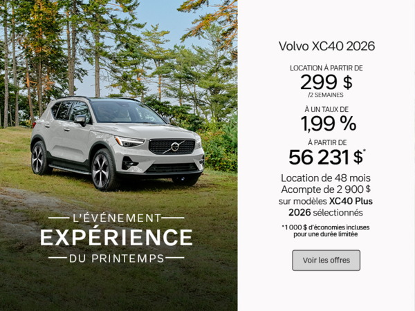 Le Volvo XC40 Plus 2026