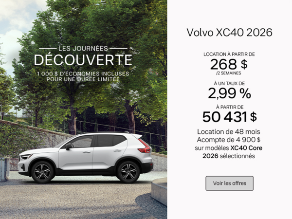 Le Volvo XC40 2026