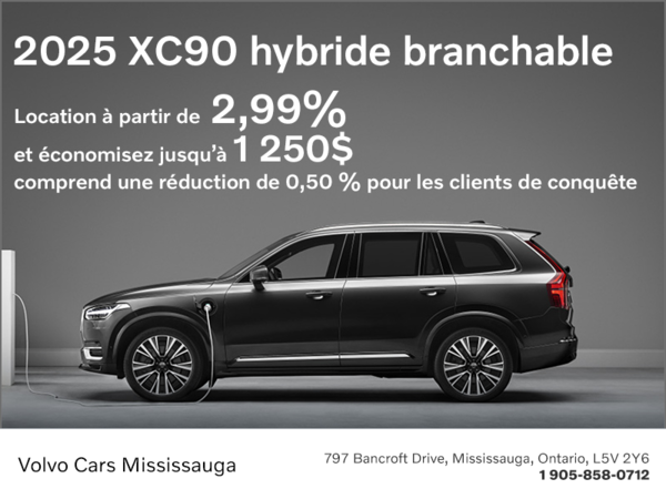 Le Volvo XC90 2025 branchable