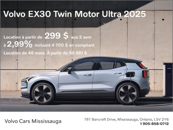 Le Volvo EX30 2025 Twin Motors Ultra