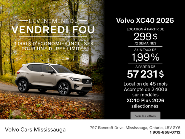 Le Volvo XC40 Plus 2026