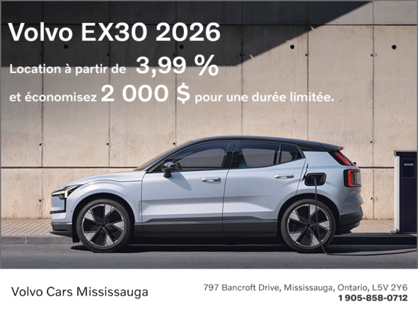 Le Volvo EX30 2026