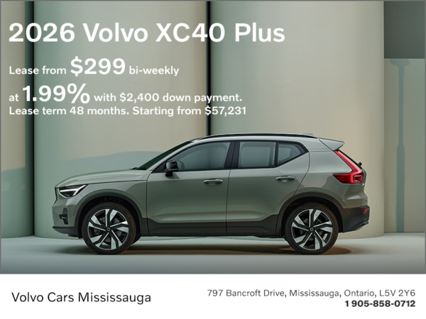 The 2026 Volvo XC40 Plus