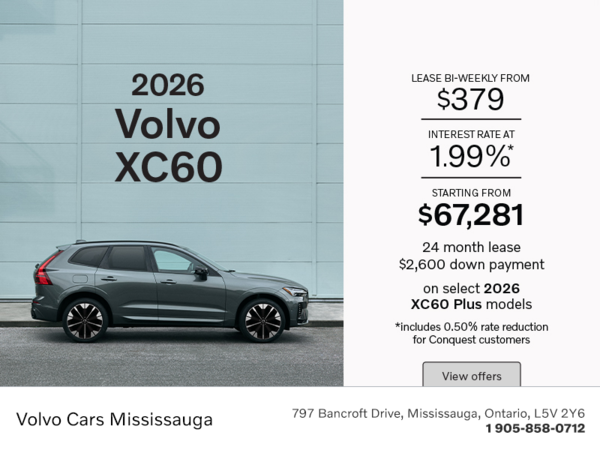 The 2026 Volvo XC60 Plus