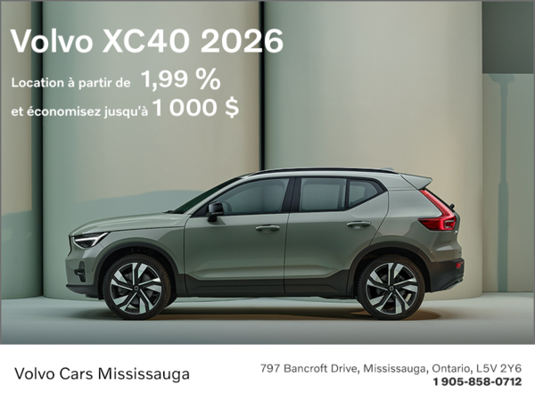 Le Volvo XC40 2026