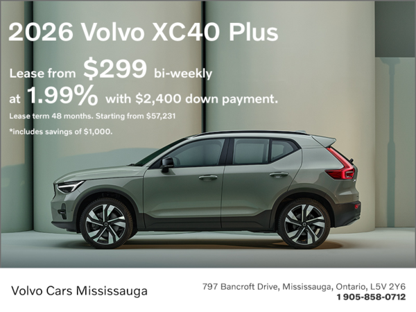The 2026 Volvo XC40 Plus 