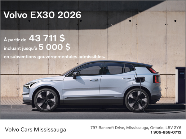 Le Volvo EX30 2026