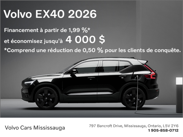 Le Volvo EX40 2026