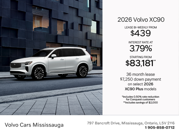 The 2026 Volvo XC90