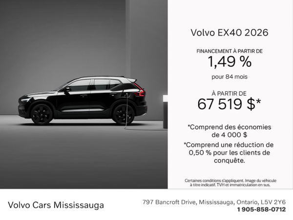 Le Volvo EX40 2026