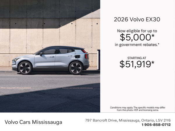 The 2026 Volvo EX30 