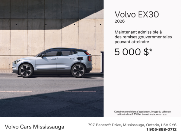 Le Volvo EX30 2026