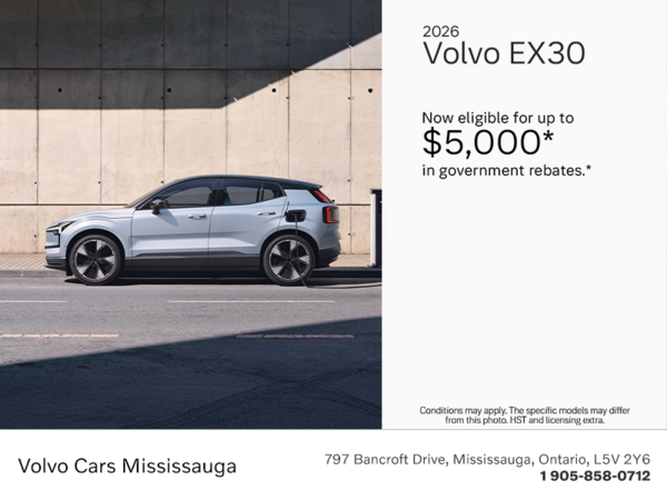 The 2026 Volvo EX30 