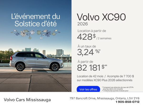 Le Volvo XC90 2026