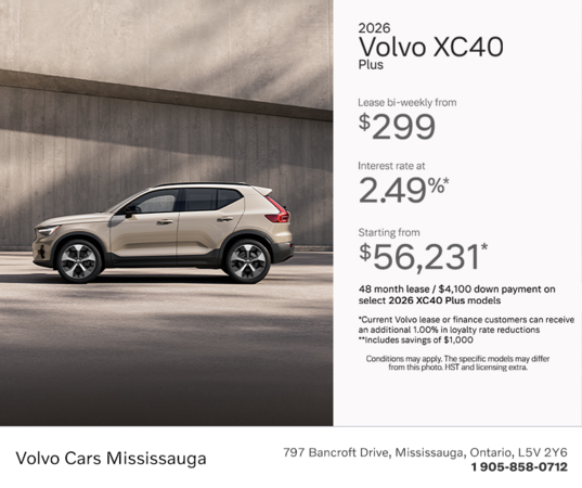 2026 Volvo XC40