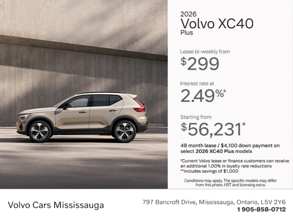 2026 Volvo XC40