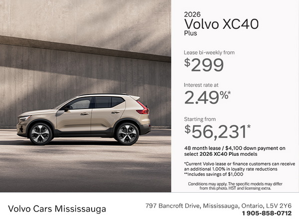 2026 Volvo XC40