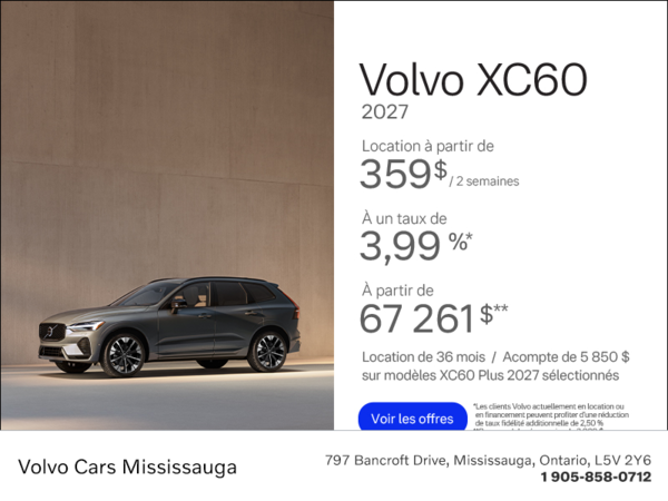 Le Volvo XC60 2027