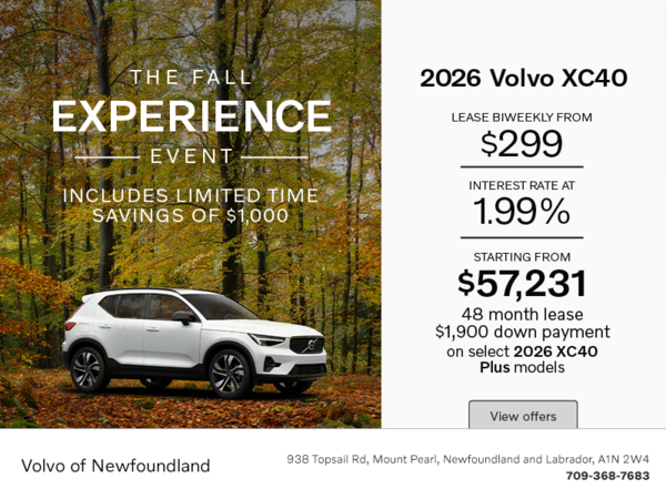 The 2026 Volvo XC40