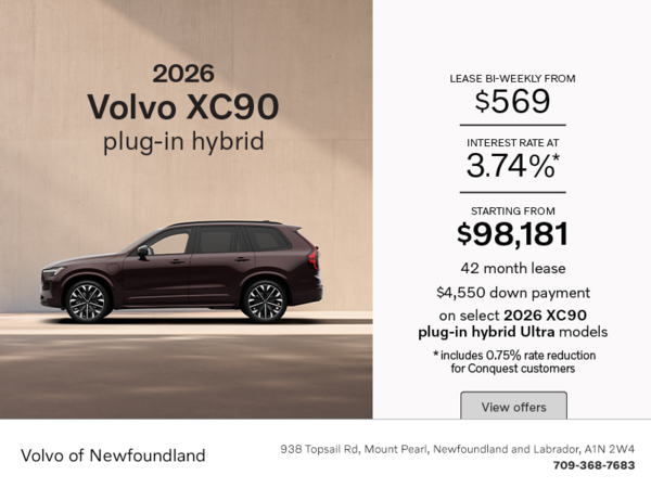 The 2026 Volvo XC90 PHEV Ultra