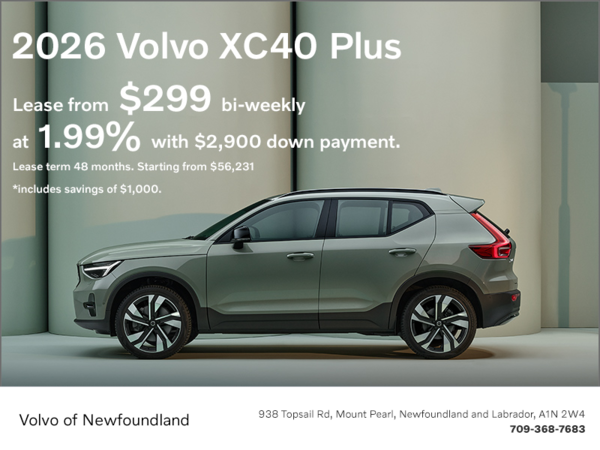 2026 Volvo XC40 Plus