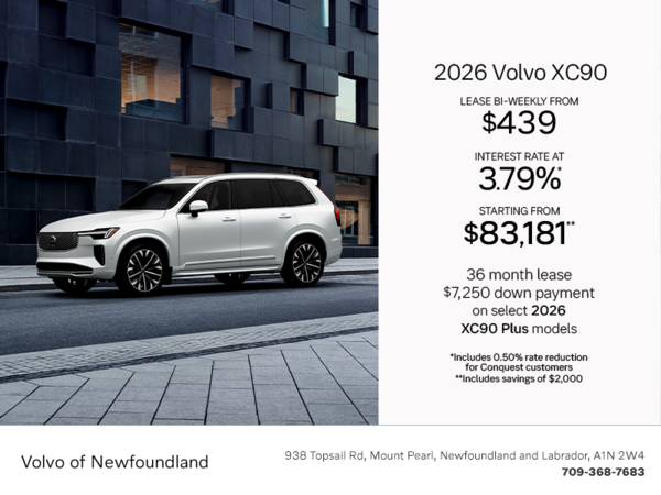 The 2026 Volvo XC90