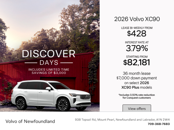 The 2026 Volvo XC90