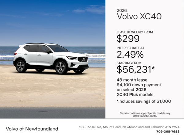 2026 Volvo XC40 Plus