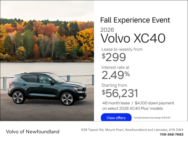 The 2026 Volvo XC40 