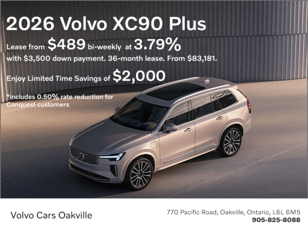 The 2026 Volvo XC90 Plus