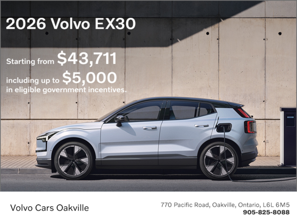 The 2026 Volvo EX30 