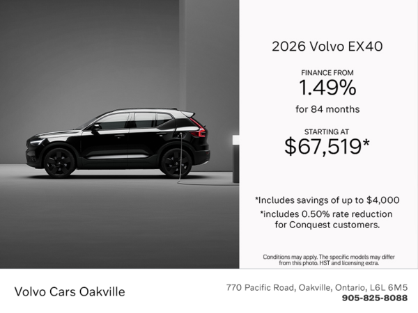 The 2026 Volvo EX40 