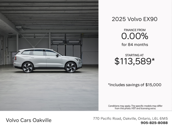 The Volvo EX90 2025