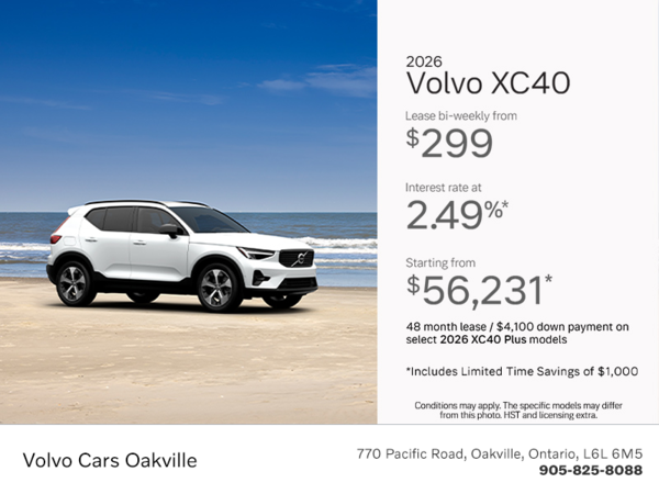 The 2026 Volvo XC40
