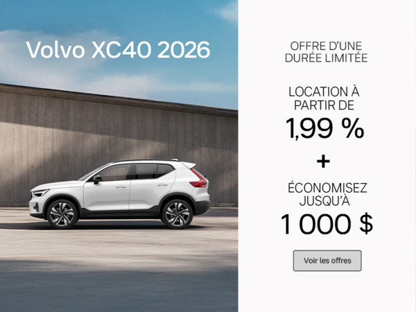 Le Volvo XC40 Plus 2026